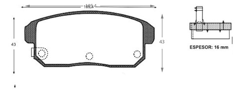 Pastilla De Freno Trasera Mazda Rx-8  1.3 2006 Foto 2