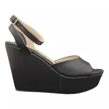 Zapatilla De Plataforma Corrida 10 Cm Dama Elegante