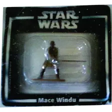 Coleção Star Wars Mace Windu Foto Real Metal Chumbo