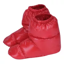 Inverno Para Baixo Chinelos Pés Capa Meias Quentes Bootie