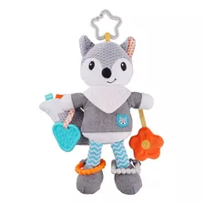 Peluche De Zorrito Sensorial Para Bebés 