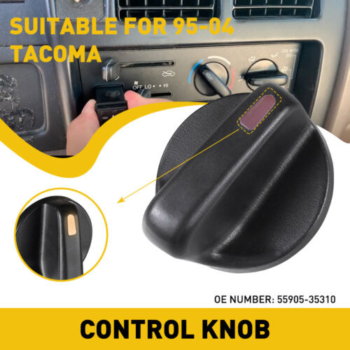 1 Pcs Radio Volume A/c Control Knob For 1995-2004 Toyota Oad Foto 2