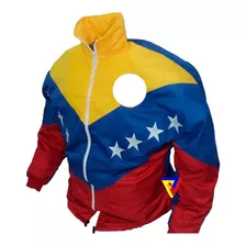 Chaqueta Tricolor De Venezuela Bordada Talla S, M, L