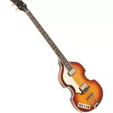 Stagg Bb500lh Bajo Estilo Violin Para Zurdo Sunburst