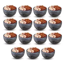 Kit 15 Cumbuca Bowl Ramekin Tigela Pedra Sabão 500 Ml 