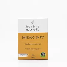 Sândalo Em Pó | Natural | Vegano 100g Herbia