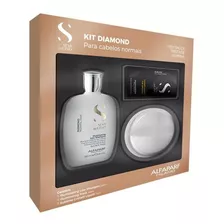 Kit Alfaparf Sdl Diamond Sha 250ml + Masc 200ml + Oleo 15ml