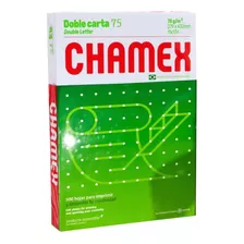 Resma Papel Doble Carta 11x17in 75grs 500 Hojas Chamex Color Blanco