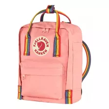 Mochila Fjallraven Kanken Kids Mini Rosa Rainbow Arcoiris