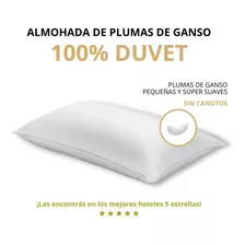 Almohada Pluma 100% Duvet Medida 50x70 - 950 Gramos Premiun