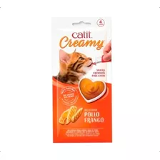 Snacks Cremoso Para Gatos Catit Creamy 4 Sobresitos 10gr C/u