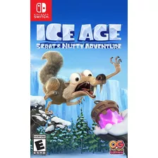 Jogo A Era Do Gelo Ice Age Scrats Nutty Adventure Switch Fis