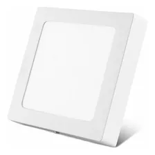 Lampara Led Panel 12w Cuadrada Luz Blanca Superficial