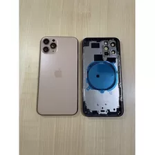 Carcaça iPhone 11 Pro Chassi Aro Botões Compatível Com Flex