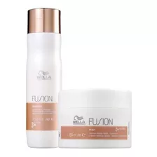 Kit Wella Fusion Intense Shampoo 250 Ml + Mascára 150ml 