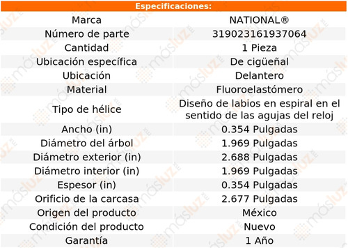 1- Retn Cigeal Del 505 L4 2.0l 80/87 National Foto 3