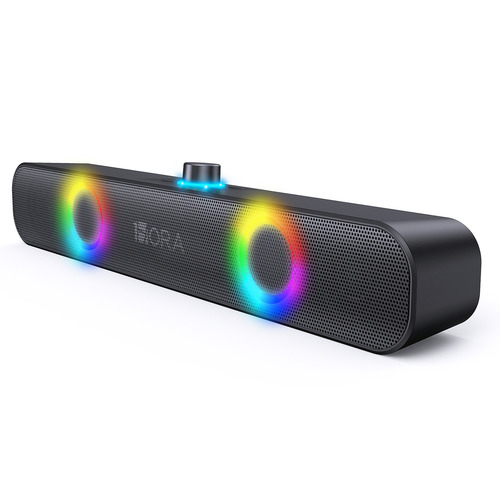 Bocina Bluetooth Portátil 1hora Boc241, Bocinas Para Pc Bocinas Inalámbrica Bluetooth Rgb Altavoces Inalámbrico, Soporte 3.5 Mm Aux/tf/usb/bluetooth Para Interior, Hogar Y Fiesta