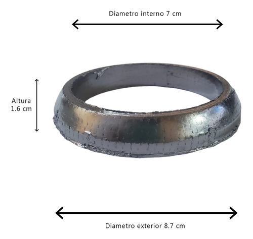 Junta De Escape Dona De Nissan Xtrail De 2002 Al 2007 Foto 3