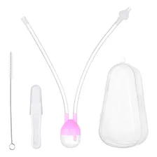 Aspirador Nasal Silicona Succión Limpiador Nariz Bebe + Caja