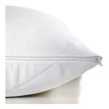 Protetor Impermeável Para Travesseiro Cor Branco N/a