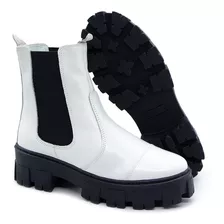 Bota Coturno Adventure Couro Nobre Trilha Blogueira Estilosa