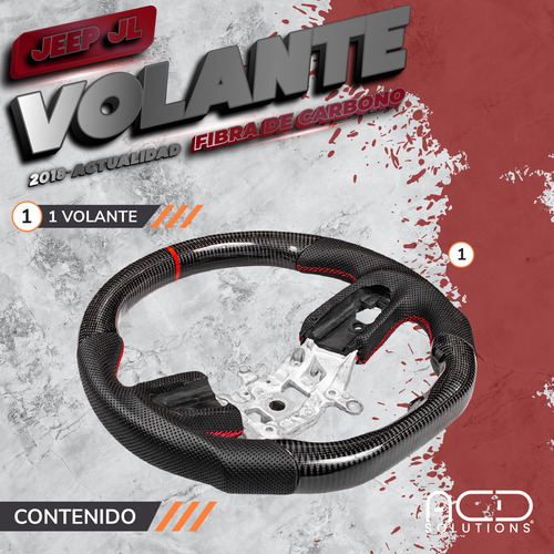 Volante Fibra De Carbono Jeep Wrangler Jl 18 2019 2020 2021 Foto 8