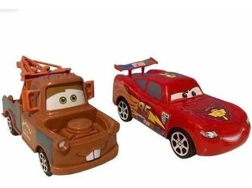 Cars 2 Autos Rayo Mcqueen Y Mater A Friccion Disney Original