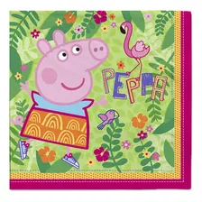 Servilletas Cumpleaños Peppa Pig (12 Unidades)