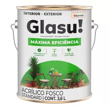 Tinta Acrílica Máxima Eficiência Standard Fosco 3,6l Glasu 