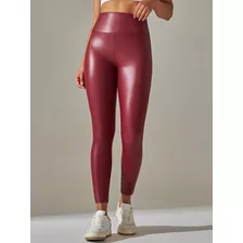 Calça Legging De Couro Aveludada Por Dentro (kit 2 Unidades)