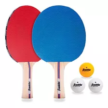 Franklin Sports Ping Pong Paddle Set With Balls -