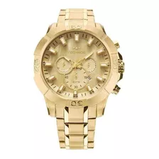 Relógio Technos Masculino Cronógrafo Dourado Js26ae/4x