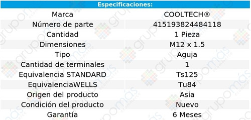 1 Bulbo Indicador Temperatura Nissan Nx L4 2.0l 91 Al 92 Foto 2