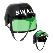 Dress Up America Casco Swat Para Ninos, Casco De Policia S.w