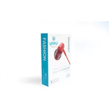 Audífonos Bluetooth K334 Yaku Tech Rojo