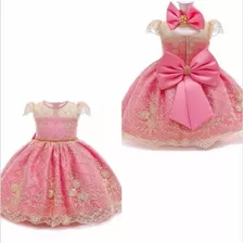 Vestido Elegante Para Bebé, Princesa, Fiestas Y Cumpleaños