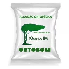 Algodão Ortopedico Ortobom 10cmx 1mt - Pct 12 Rolos