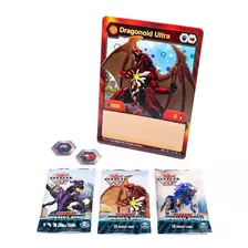 Cartas Bakugan Deluxe Collection Dragonoid Ultra Original