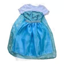 Fantasia Infantil Menina Elsa Frozen Acompanha Capa