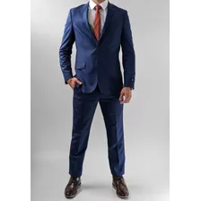 Terno Costume Apa Super Slim Lã Azul