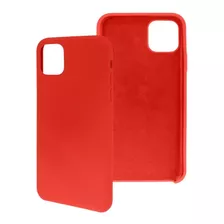 Funda Ghia De Silicon Rojo Con Mica Para iPhone