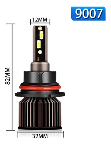 Bombilla Led 9007 Para Faros Delanteros Mercury Marauder 200 Foto 9