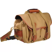Billingham 225 Shoulder Bag Khaki With Tan Leather Trim