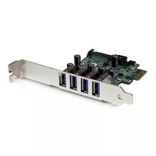 Tarjeta Adaptador Pci-e Express 4 Puertos Usb 3.0 Con Uasp