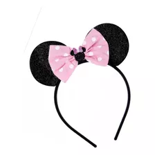 Tiara Para Menina Minnie Mouse Orelhinha Lembrançinha Festa