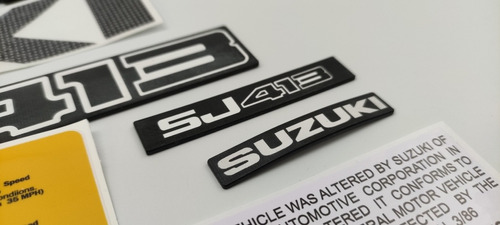 Suzuki Sj 413 Calcomanias Y Emblemas  Foto 4