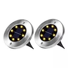 8pcs 8led Decoração Iluminação Jardim Pátio Quintal Gramado