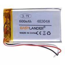 Bateria 3.7v 600mah 403048 48x30x4mm