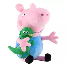 George Pig Irmão Da Família Peppa Pig Com 19 Cm Pelúcia