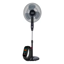 Ventilador De Pie Enxuta 3 Niveles Velocidad Con Timer + Sm 